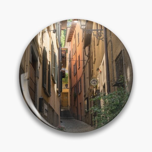 Item preview, Hugging Cobblestoned Lane - Gallivanting Around Famous Bellagio on Lake Como in Lombardy Italy designed and sold by Georgia Mizuleva.