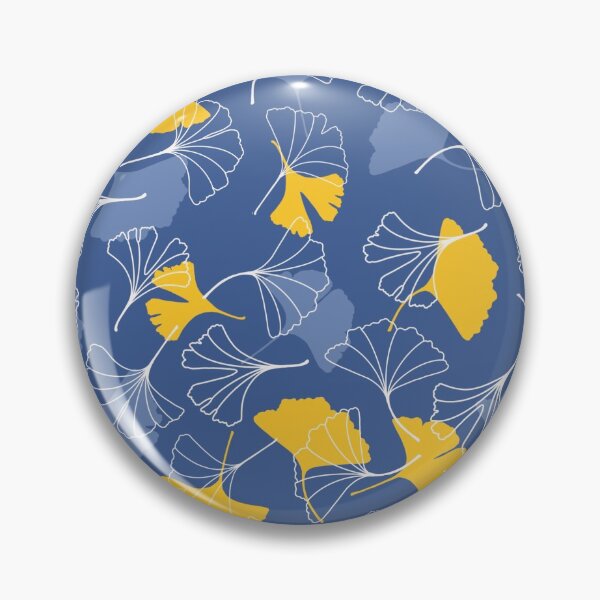 Item preview, Ginkgo Leaves Blue designed and sold by PaperFable.