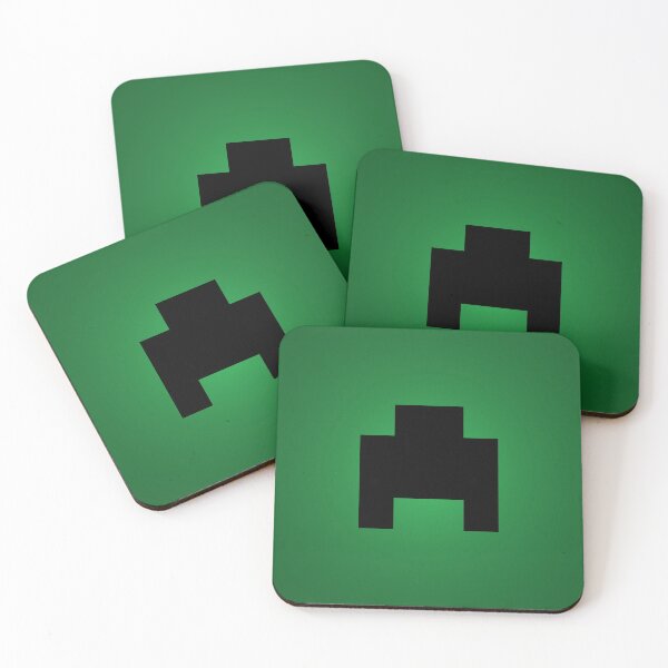 Item preview, Creeper Face - Green (Gradient) designed and sold by BlusparkStudio.