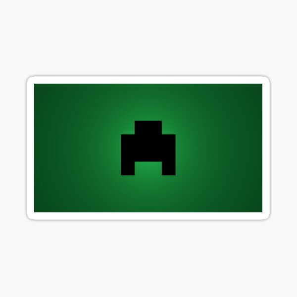 Artikel-Vorschau von Creeper Face - Grün (Farbverlauf), designt und verkauft von BlusparkStudio.