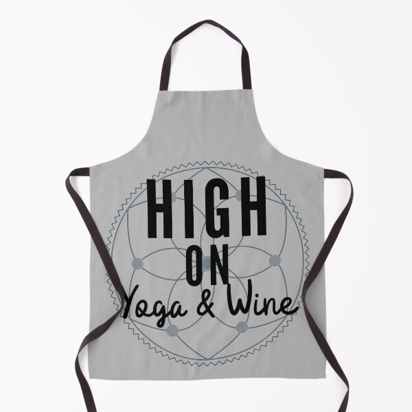 Item preview, High On Yoga & Wine - Yoga And Wine Slogan designed and sold by m95sim.