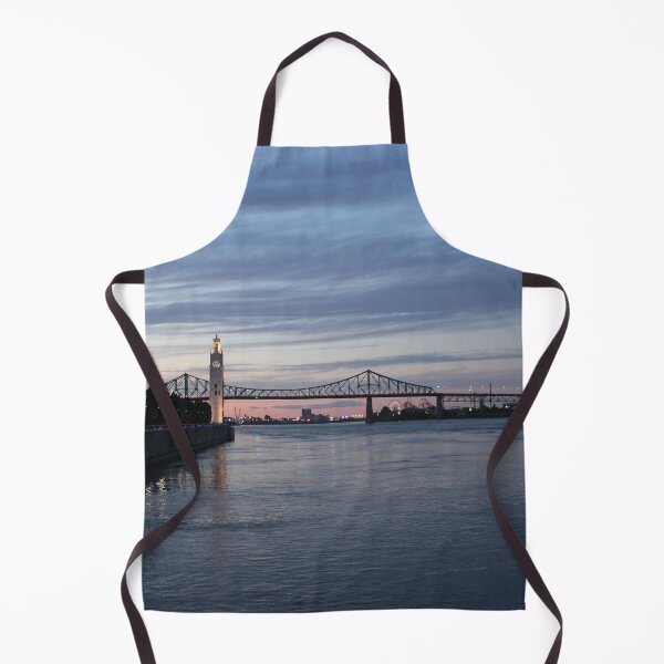 Item preview, Sunset on the Old Port of Montreal Clock Tower and Jacques Cartier Bridge designed and sold by stina-bee.