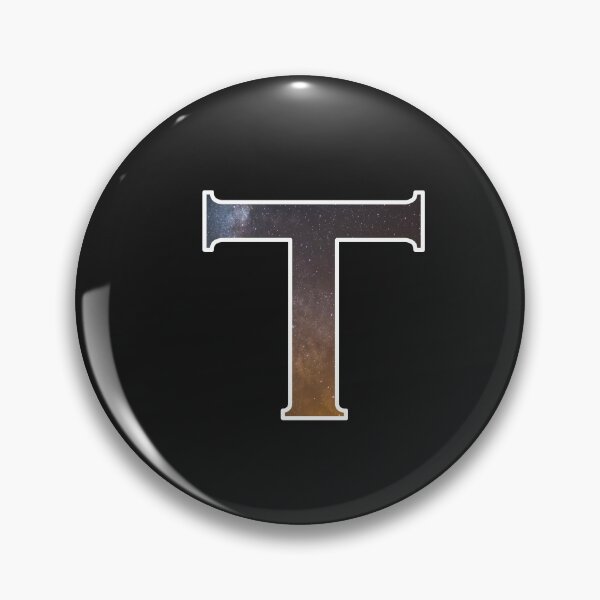 Item preview, Alphabet and galaxy design, letter T designed and sold by funnytshirtco.