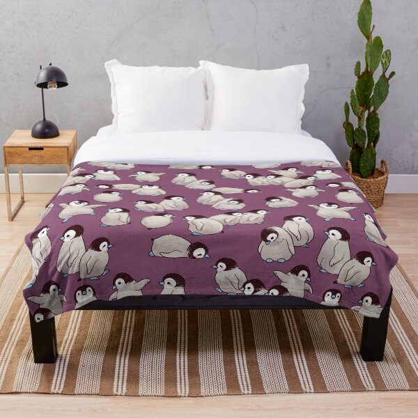 Penguin pattern Throw Blanket