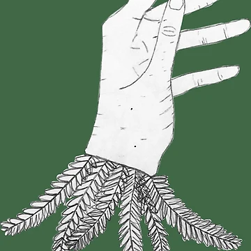 Artwork thumbnail, Potted Hand  by _InTheGreenhouse