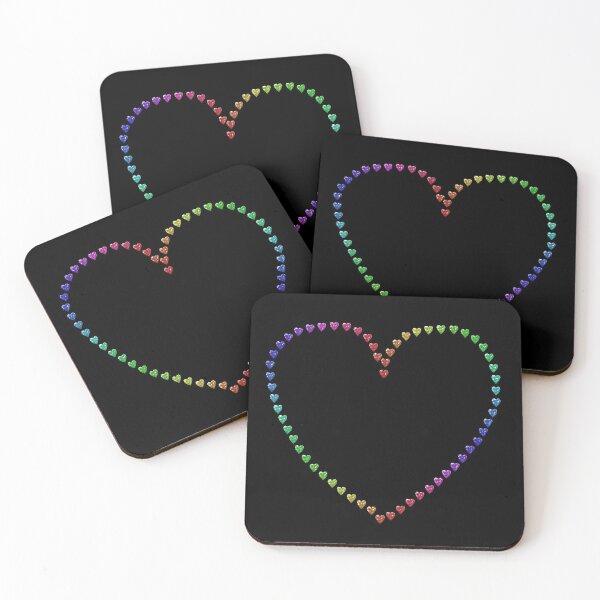 Item preview, Rainbow of Hearts Silhouette designed and sold by Deborah Camp.