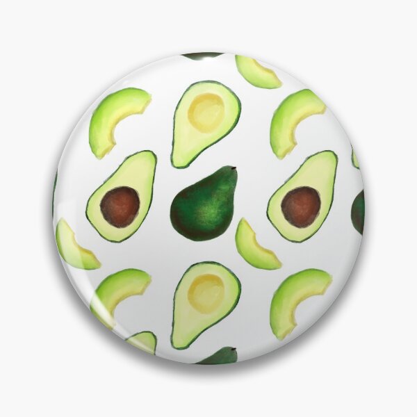 Item preview, Watercolor style avocado pattern designed and sold by KeytonDesign.