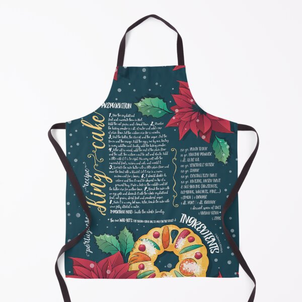 Item preview, Christmas King Cake / Bolo Rei Portuguese recipe // dark marine blue background designed and sold by SelmaCardoso.