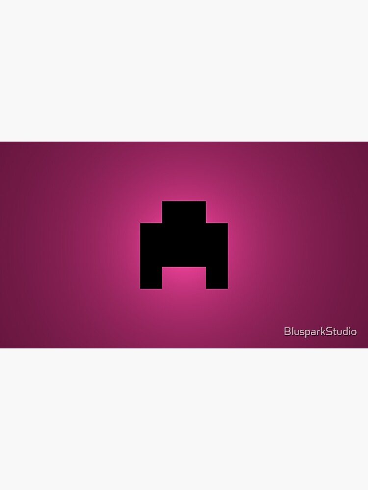 "Creeper Face Pink (Gradient)" Poster for Sale by BlusparkStudio