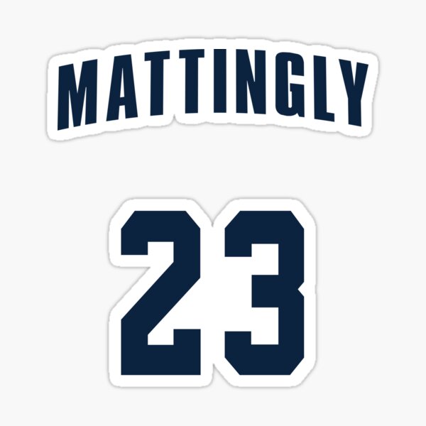 mattingly jersey number