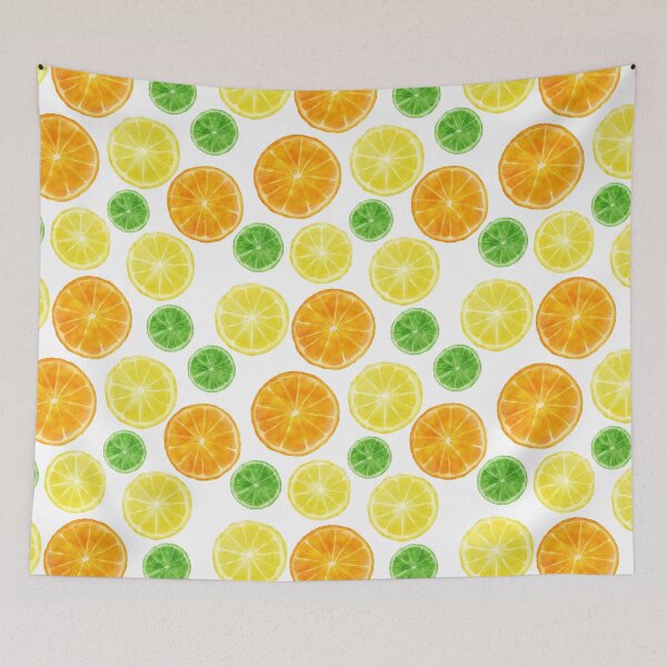 Item preview, Fun citrus pattern oranges, lemons, and limes designed and sold by KeytonDesign.