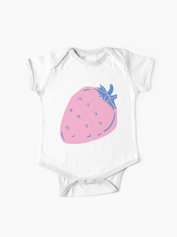 strawberry onesie baby