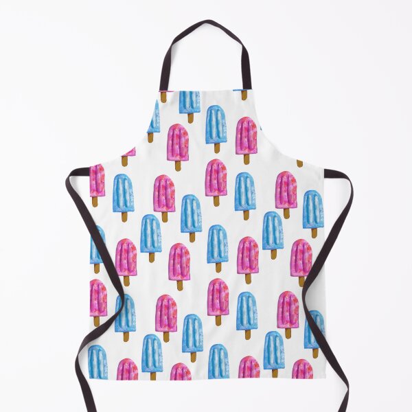 Item preview, Strawberry and blueberry popsicle pattern designed and sold by KeytonDesign.