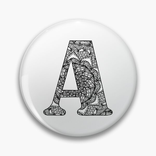 Item preview, Mandala Letter A designed and sold by lizashev.