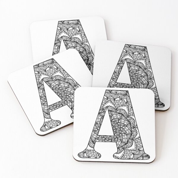 Item preview, Mandala Letter A designed and sold by lizashev.