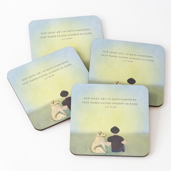 Item preview, How Lucky Am I to Have Something That Makes Saying Goodbye So Hard designed and sold by Kristen Glanzmann.