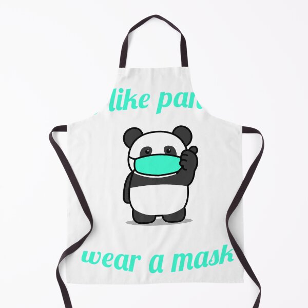 Item preview, Safe Panda wear a mask designed and sold by BandOfThePand.
