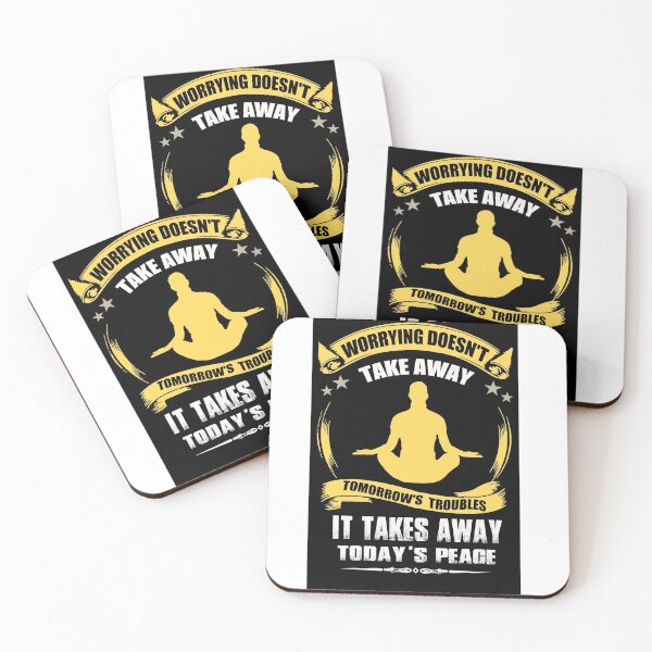 Item preview, Yoga stop worrying designed and sold by Shedreamz.