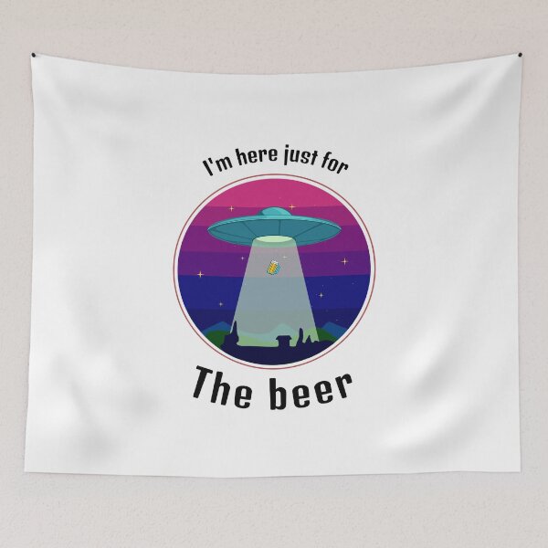 Item preview, Aliens and beer designed and sold by equilibrum08.