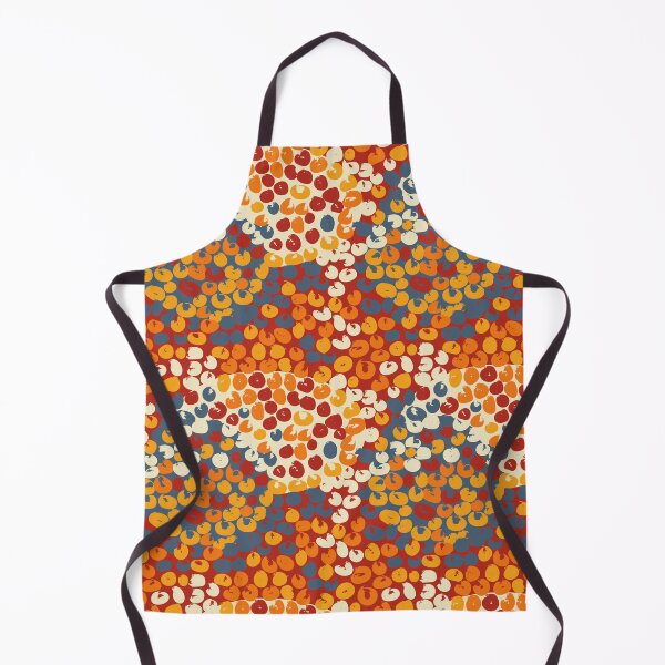 Item preview, Anna Maria II - Pattern Design in Blue, Ecru, Red, Orange and Yellow (small pattern) designed and sold by BlertaDK.