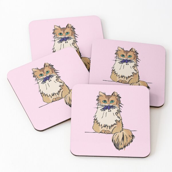 Item preview, Cat and Bird - Pink designed and sold by glowducky5.