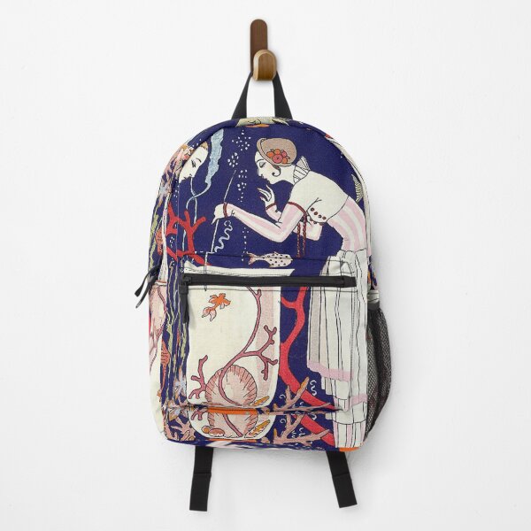 Item preview, STUNNING LITTLE BETTA FISH,ART DECO WOMAN ,BEAUTY FASHION Underwater Collection designed and sold by BulganLumini.