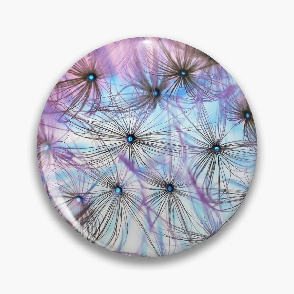 Item preview, Purple Dandelion Flowers Macroshot Photography designed and sold by HiPrincess.