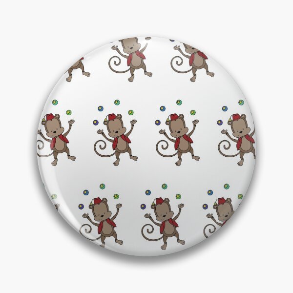 Item preview, juggling monkey pattern designed and sold by Candi-Designs.