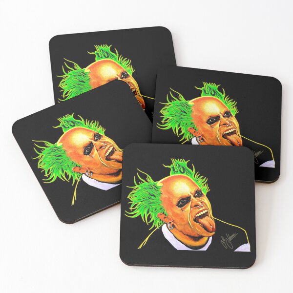 Item preview, Rave Punk Dance Music Memorabilia Original Portrait Painting designed and sold by IcarusBadger.