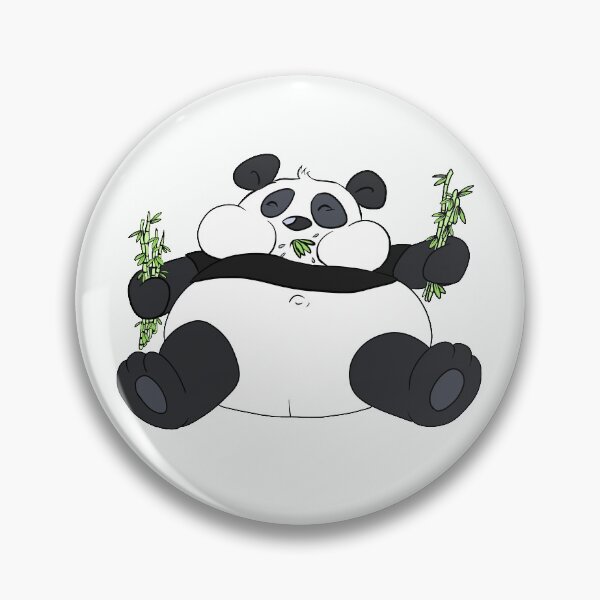 Item preview, Fat Panda Eating Bamboo designed and sold by BandOfThePand.