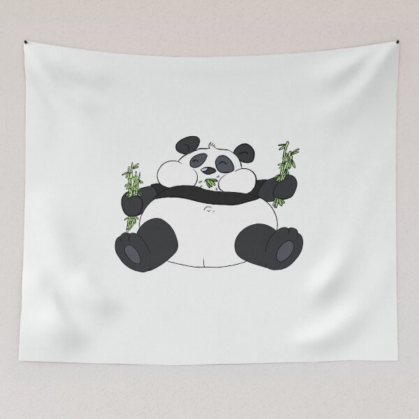 Item preview, Fat Panda Eating Bamboo designed and sold by BandOfThePand.
