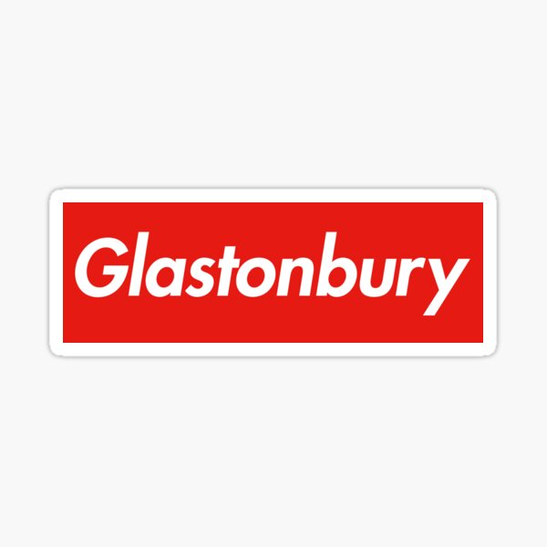 Item preview, Glastonbury designed and sold by Hype Stickers.
