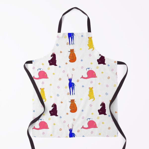 Item preview, Orange cat, yellow dog,brown panther, deer blue designed and sold by Nata-V.