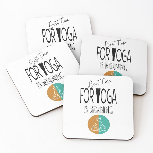 Item preview, Best time for yoga designed and sold by Maushmi.