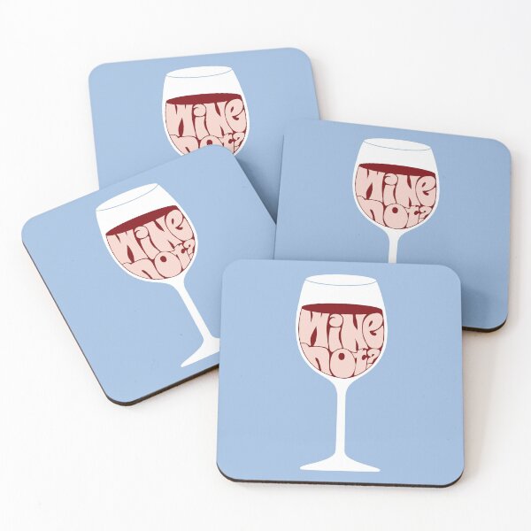 Item preview, 'Wine Not' Wine Glass designed and sold by thesecurvylines.