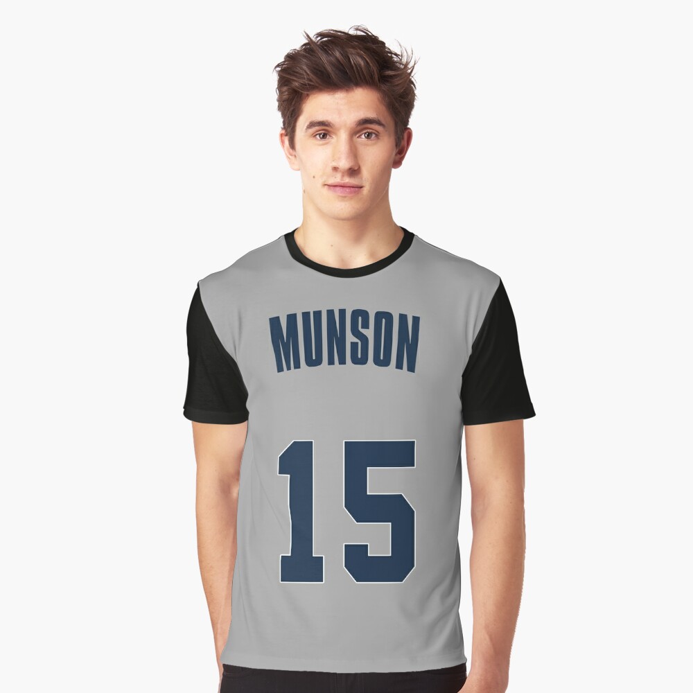 FantasticalTees Thurman Is The Captain Shirt NYC Number Short-Sleeve Unisex T-Shirt Ladies // Mens Thurman Munson Shirt