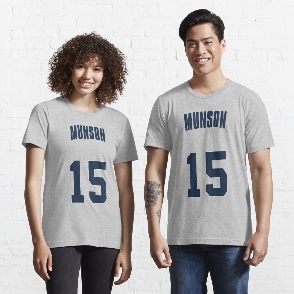 FantasticalTees Thurman Is The Captain Shirt NYC Number Short-Sleeve Unisex T-Shirt Ladies // Mens Thurman Munson Shirt