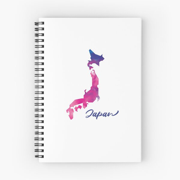 Item preview, Japan Map in Watercolor (Purple, Blue and Pink) designed and sold by Geometricshow.