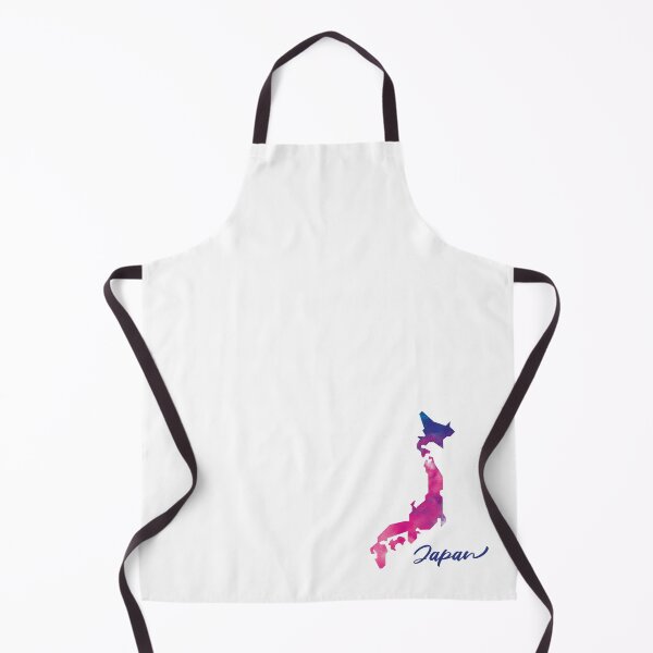 Item preview, Japan Map in Watercolor (Purple, Blue and Pink) designed and sold by Geometricshow.