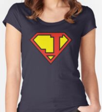 Super Initials Tee - J Women's Fitted Scoop T-Shirt