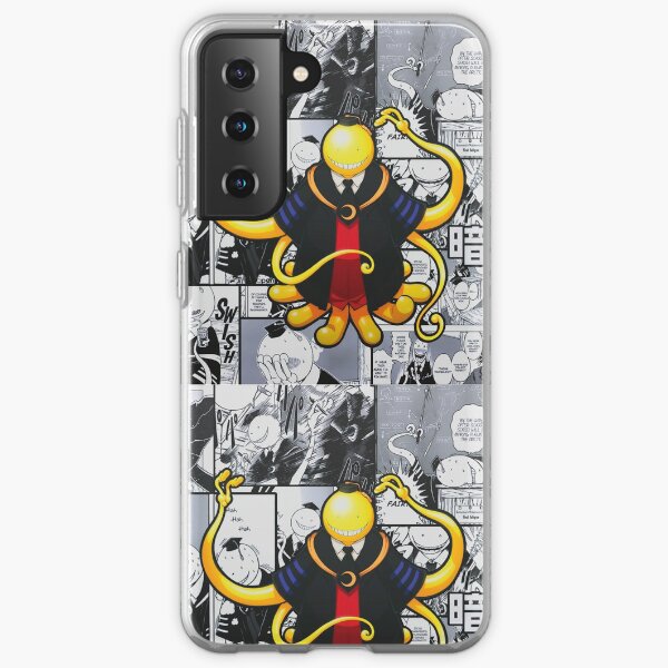 Assassination classroom Koro Sensei newspaper old page Coque souple Samsung Galaxy