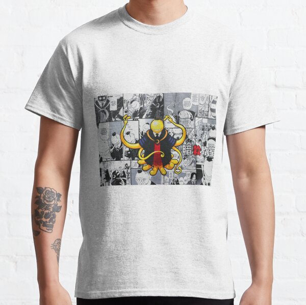 Assassination classroom Koro Sensei newspaper old page Classic T-Shirt