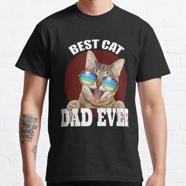 best dad cat ever t shirt