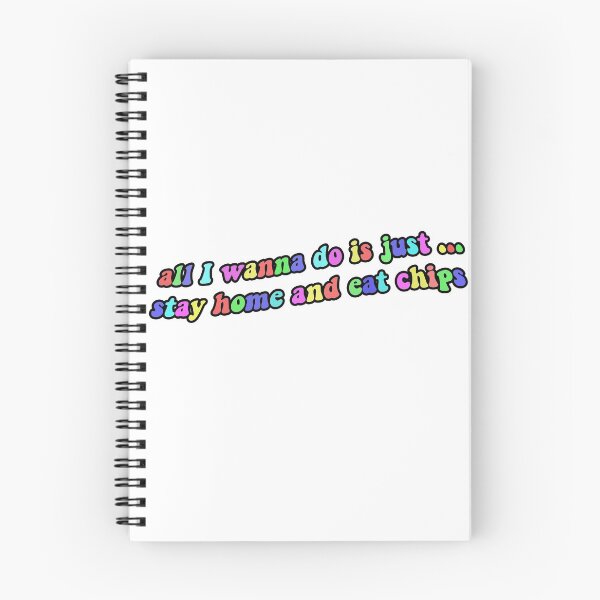 Item preview, All I wanna do is stay home and eat chips quote designed and sold by Ellamcf22.