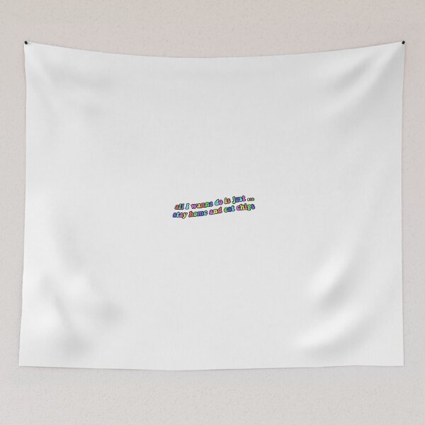 Item preview, All I wanna do is stay home and eat chips quote designed and sold by Ellamcf22.