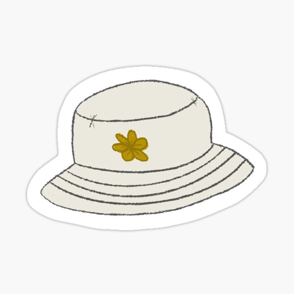 Floral Hat Stickers Redbubble - 1920s flower hat roblox