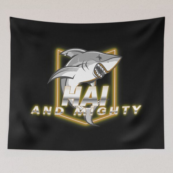Item preview, Hai (High) and Mighty - Hai means 'Shark' in German   designed and sold by Time4German.