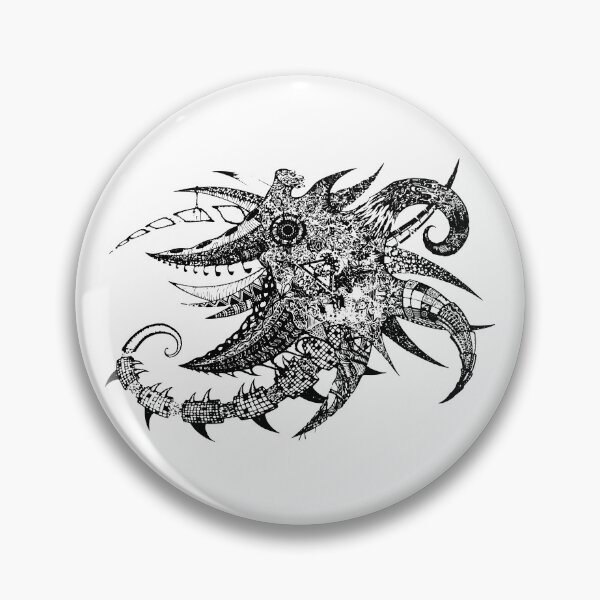 Item preview, Mandala Dragon Creature From The Depths designed and sold by MandalaApparel.