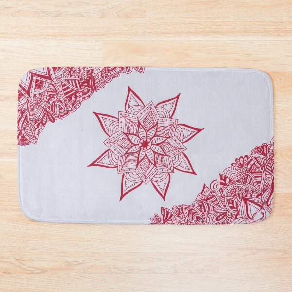 Item preview, Cherry Red Border Mandala designed and sold by MarisaGoncalves.