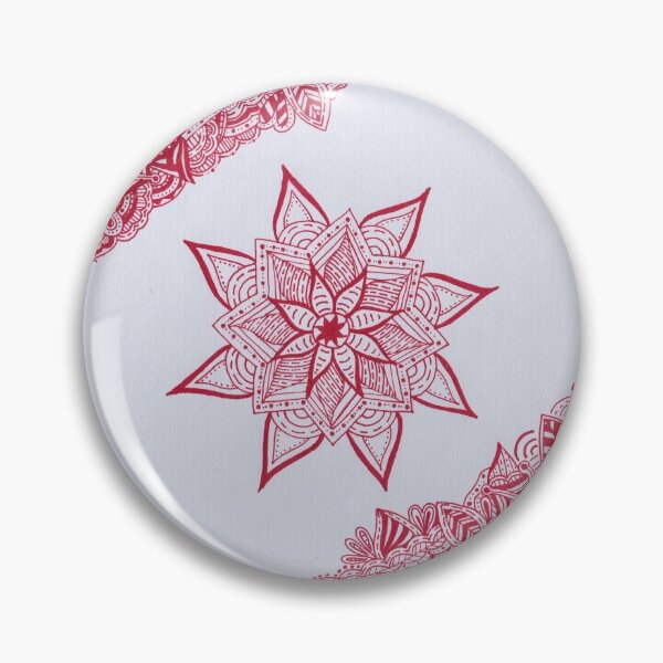 Item preview, Cherry Red Border Mandala designed and sold by MarisaGoncalves.